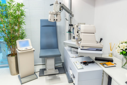 Medical Equipment In The Ophthalmology Office