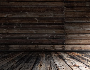 old wooden interior