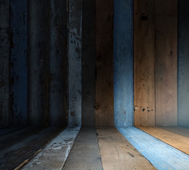 old wooden interior