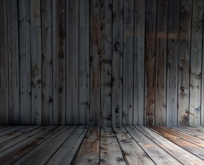 old wooden interior