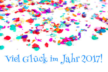 Viel Glück im Jahr 2017!