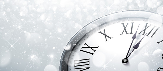 Obraz na płótnie Canvas Twelve o'Clock on New Year's Eve