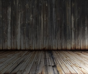 old wooden interior