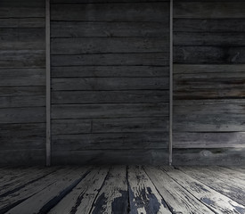 old wooden interior