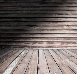 old wooden interior