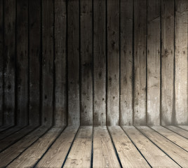 old wooden interior
