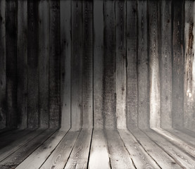 old wooden interior