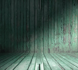 old wooden interior