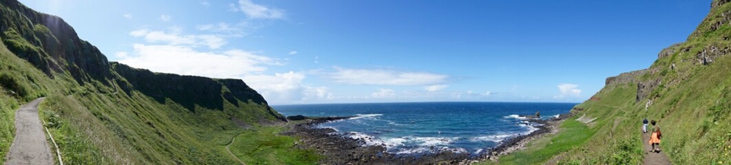 Landschaft an der Causeway Coast - Giants Causeway / Nordirland