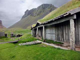 Viking village abandoned in Iceland