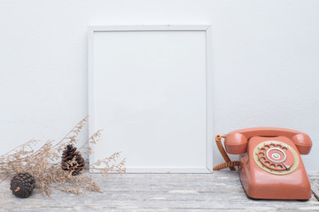 wood frame in interior