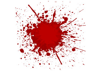 Vector splatter red color background. illustration vector design