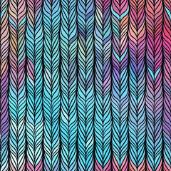Optical illusion: Multicolor abstract seamless pattern. Texture