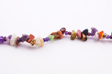Beautiful DIY Make it by yourself bracelets made from colorful color stones