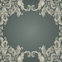 Vintage background ornate baroque background