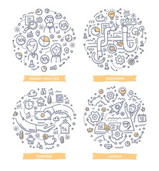Startup Doodle Illustrations