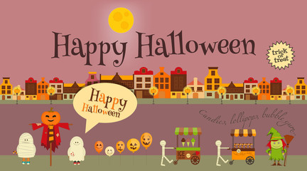 Halloween in Town