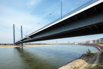 Rhine-Knee-Bridge at Duesseldorf / Germany