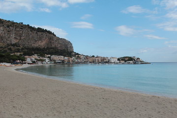 Veduta del golfo di Mondello