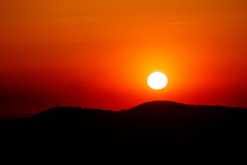 Obraz premium Orange Sky