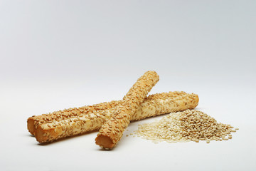 sesame seeds and sticks
