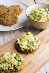 Quinoa with guacamole