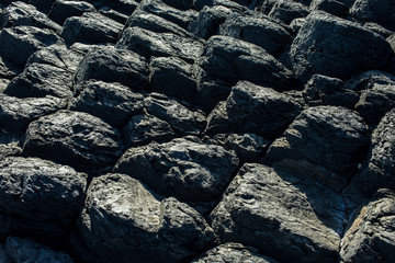 basalt columns in Phu yen, Vietnam