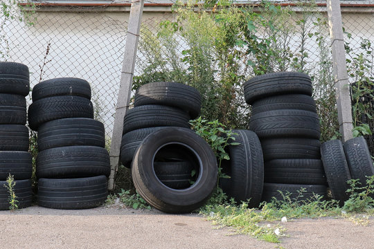 Old Car Tyres