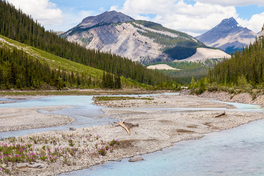 Icefields Parkway- Banff National Park-Alberta- Canada This is another magnificent scene taken from the Icefields Parkway.