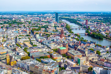 Fototapeta na wymiar Cityscape of Frankfurt am Main, Germany