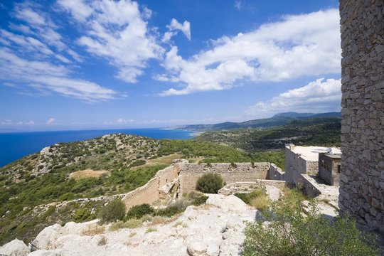 Castle in Kritinia, Rhodes