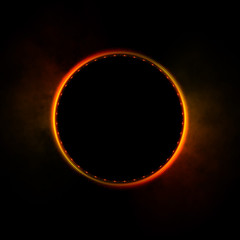 Abstract ring background with luminous swirling backdrop. Glowing spiral. The energy flow tunnel.
Shine round frame with light circles light effect. Glowing cover. Space for your message.