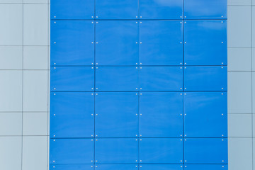 exterior decoration blue plates