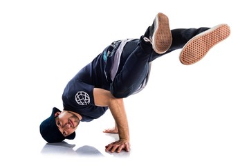Man dancing street dance