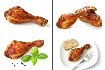 pieczone udko z kurczaka