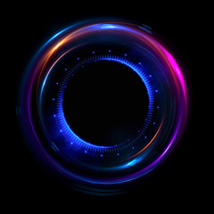 Abstract ring background with luminous swirling backdrop. Glowing spiral. The energy flow tunnel.
Shine round frame with light circles light effect. Glowing cover. Space for your message.