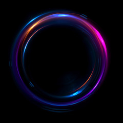 Abstract ring background with luminous swirling backdrop. Glowing spiral. The energy flow tunnel.
Shine round frame with light circles light effect. Glowing cover. Space for your message.