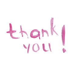 "Thank you" on a white background.