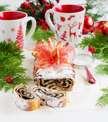 Polish Poppy Stollen, Christmas.