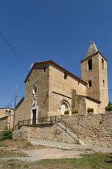 Fototapeta na wymiar Santa Maria Church, Vilamari, Girona Province