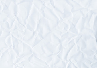 Wrinkled white paper texture