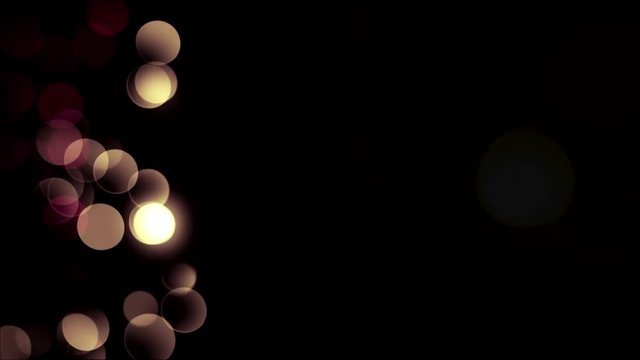 Lens bokeh overlay loop for adding some sparkle to your video production. Place over your footage and change the blending mode to &lsquo;Screen&rsquo; or &lsquo;Add&rsquo;.