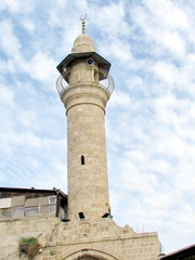 Obraz premium Jaffa Al-siksik Mosque minaret 2012