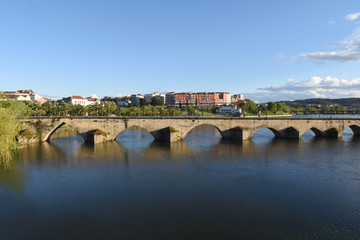 Fototapeta na wymiar Bridge of Mirandela, Alto Douro, Portugal