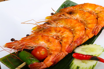 Prawn skewer
