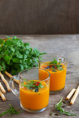 Pumpkin soup,