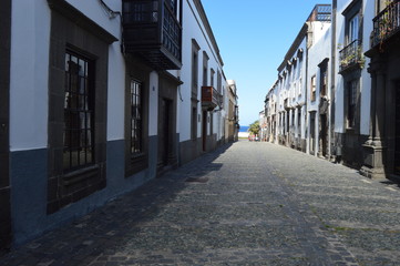 Obraz premium Colonial street