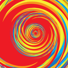 Colorful Abstract Psychedelic Art Background. Vector Illustratio