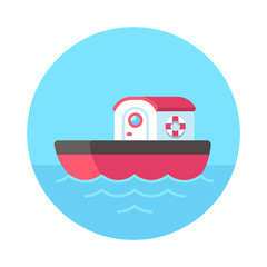 Cartoon tugboat illustration