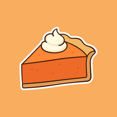 Pumpkin pie drawing © sudowoodo